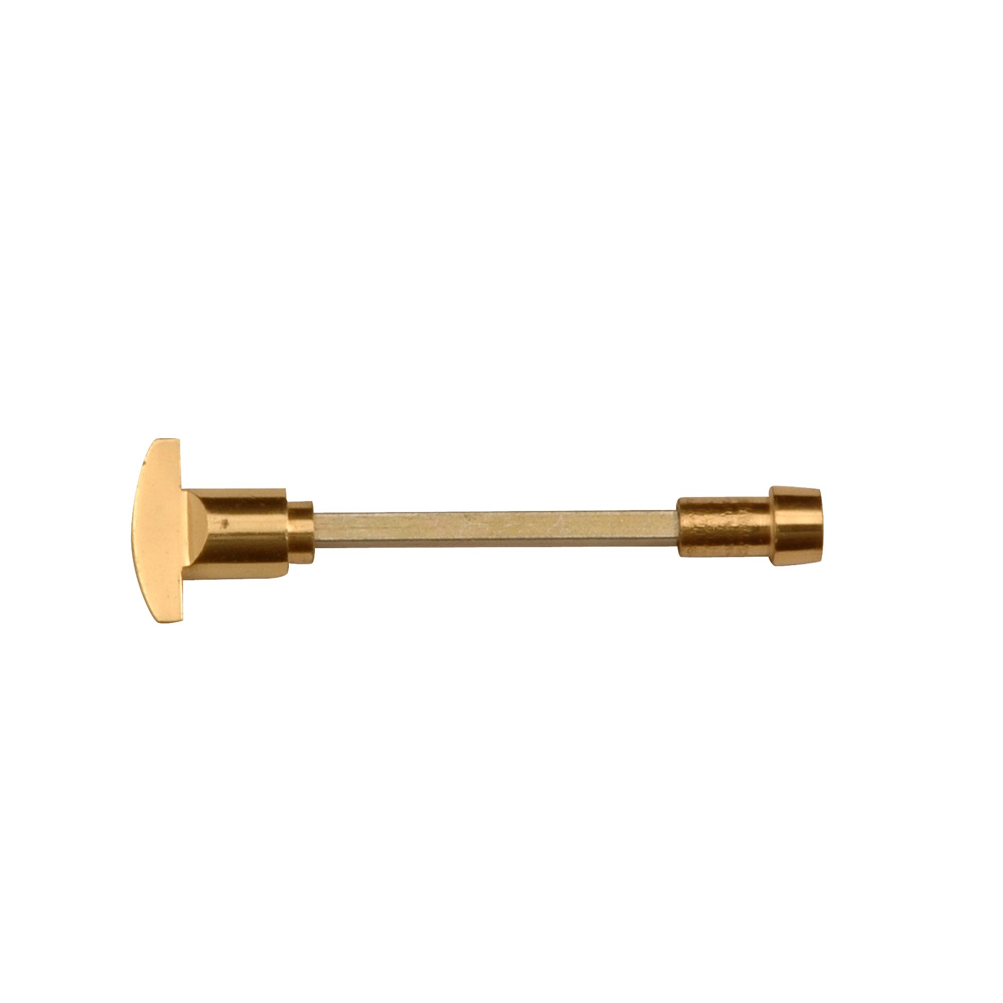 Polished Brass Bathroom Mortice latch