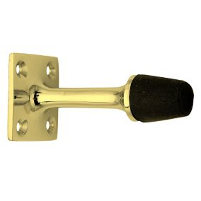 Polished Brass Wall-mounted Door stop