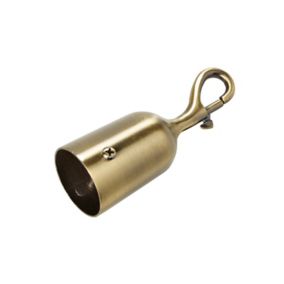 Polished Bronze effect Brass Snap hook (L)115mm