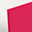 Polished Pink Tempered glass Splashback, (H)745mm (W)595mm (T)6mm