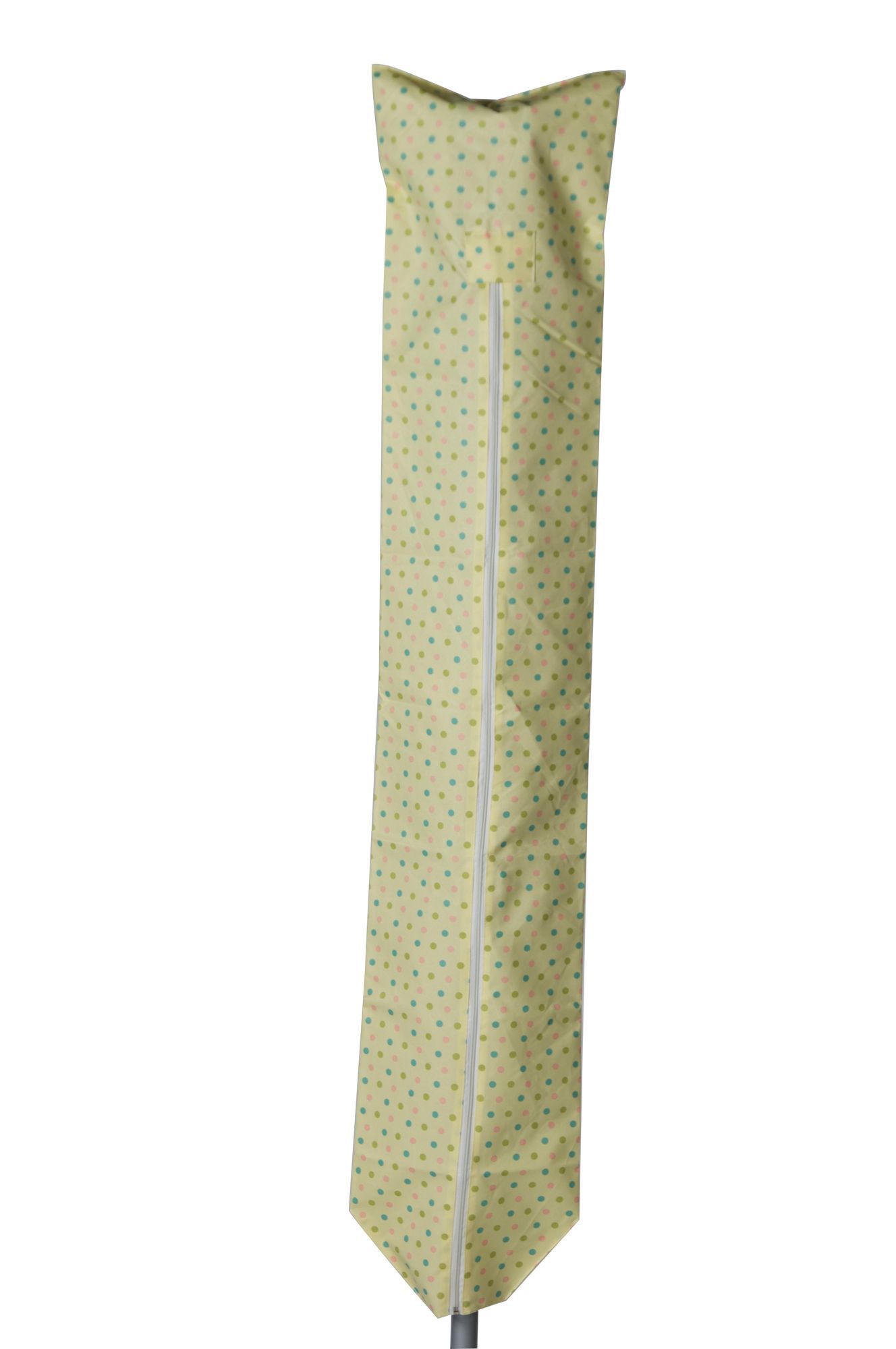 Polka Dot on clotted cream background Rectangular Zipped washing line cover (H)30cm (W)12cm