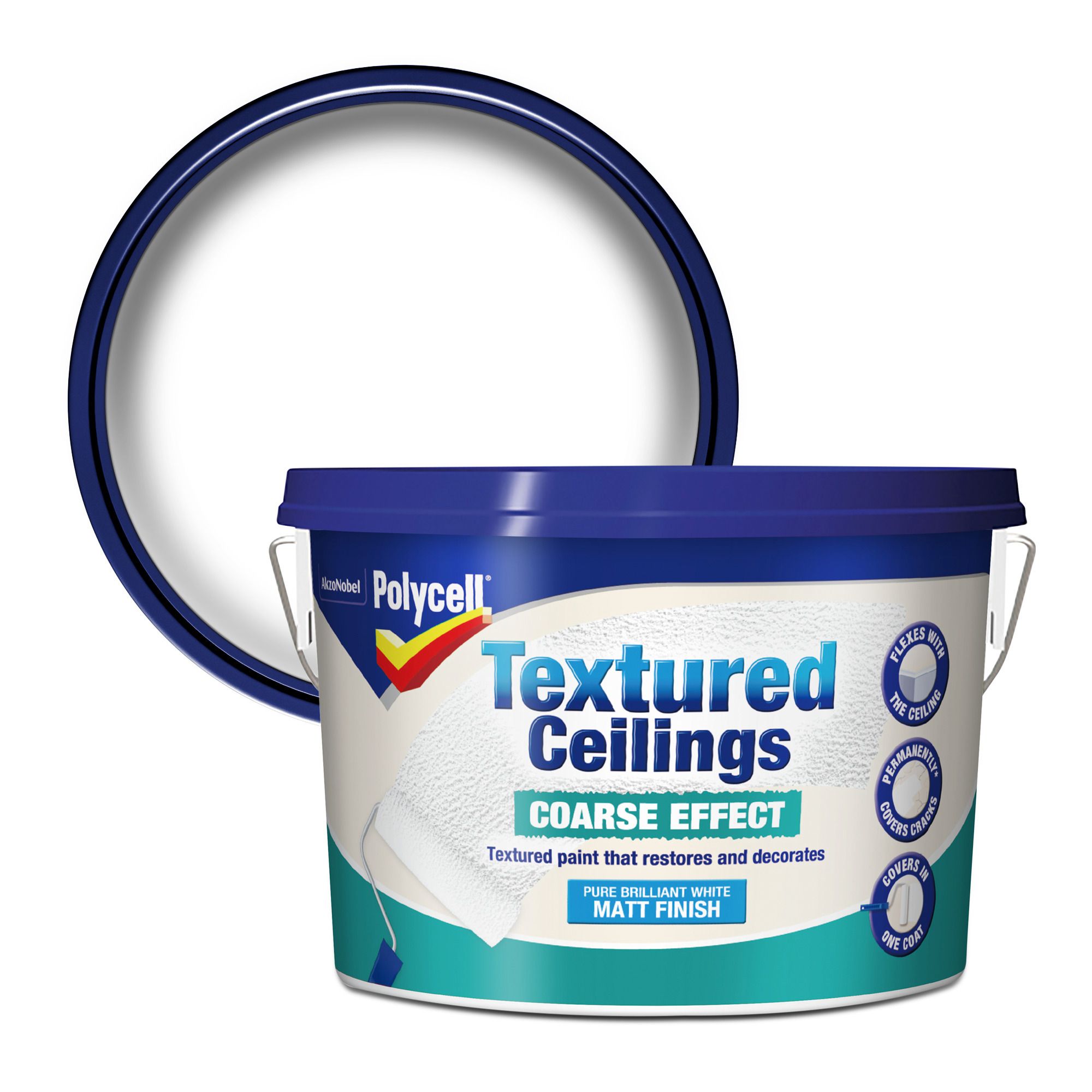 How To Apply Polycell Textured Ceiling Paint Shelly Lighting