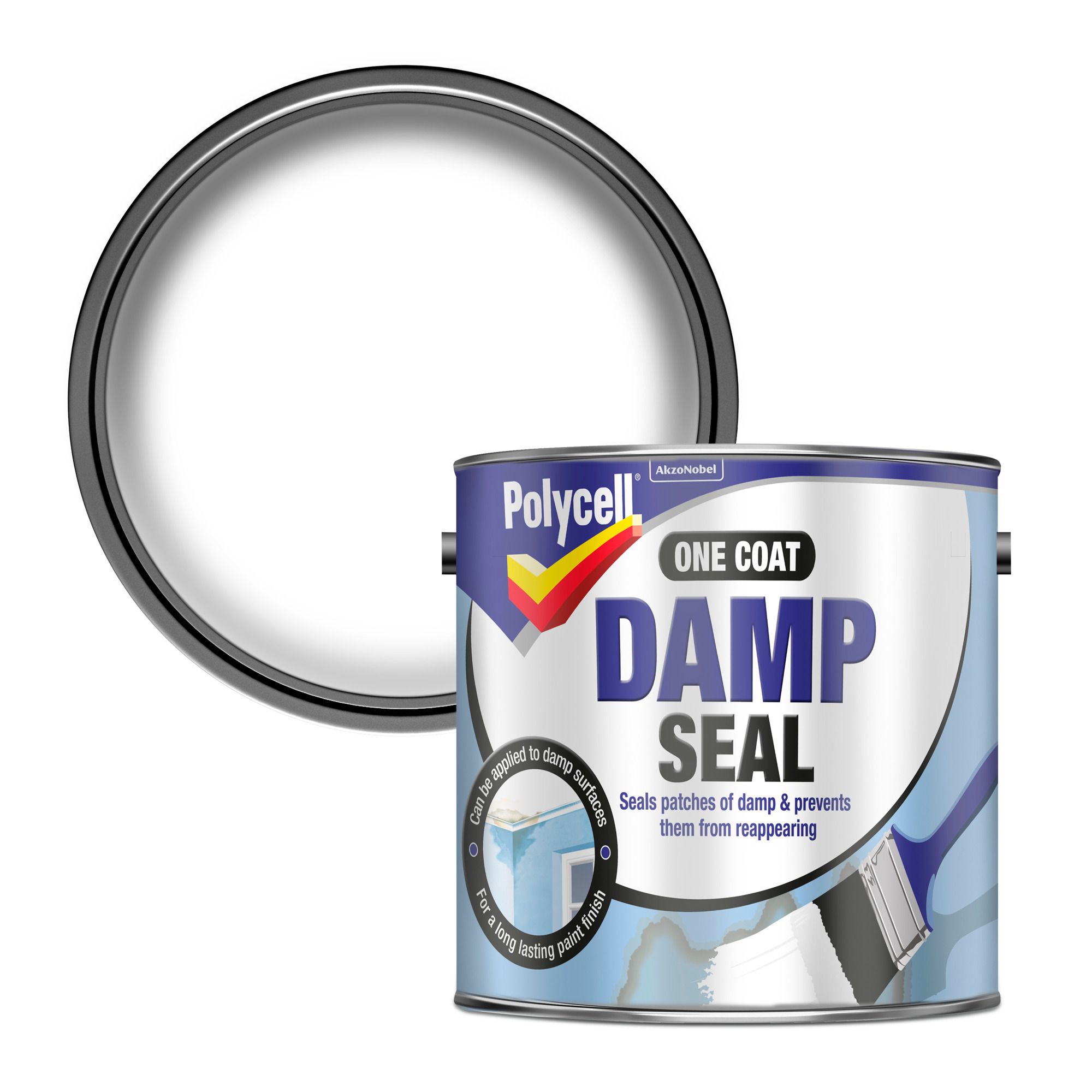 Polycell One Coat Damp Seal White Solvent-based General-purpose Sealant ...