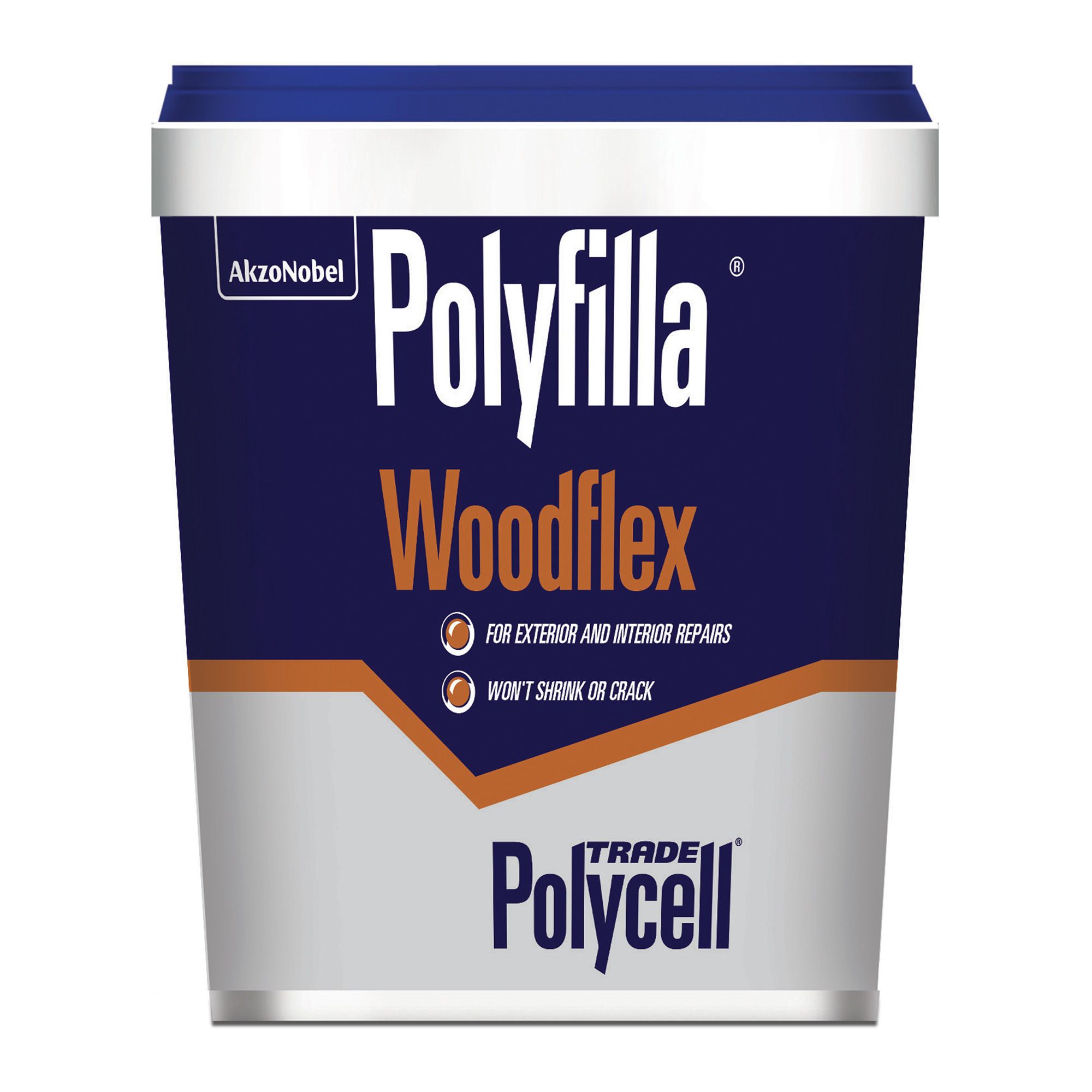 Polycell Polyfilla Light grey Wood Filler, 600ml