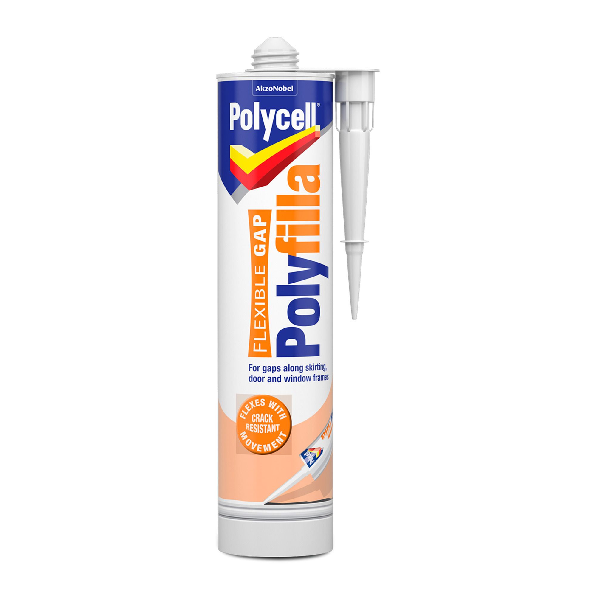 Polycell Polyfilla White Decorators caulk 290ml DIY at B&Q