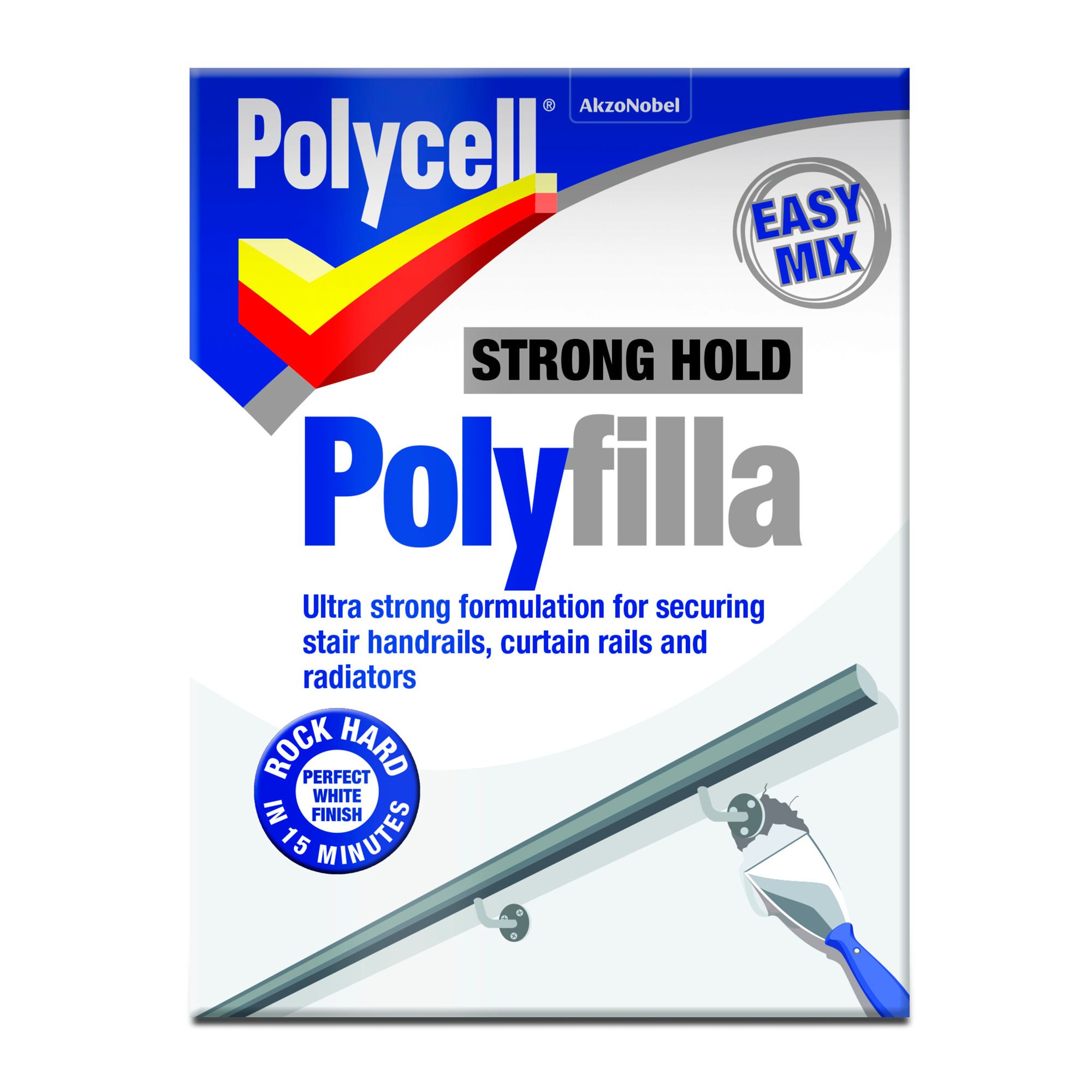 Polycell Strong Hold White Filler, 1kg
