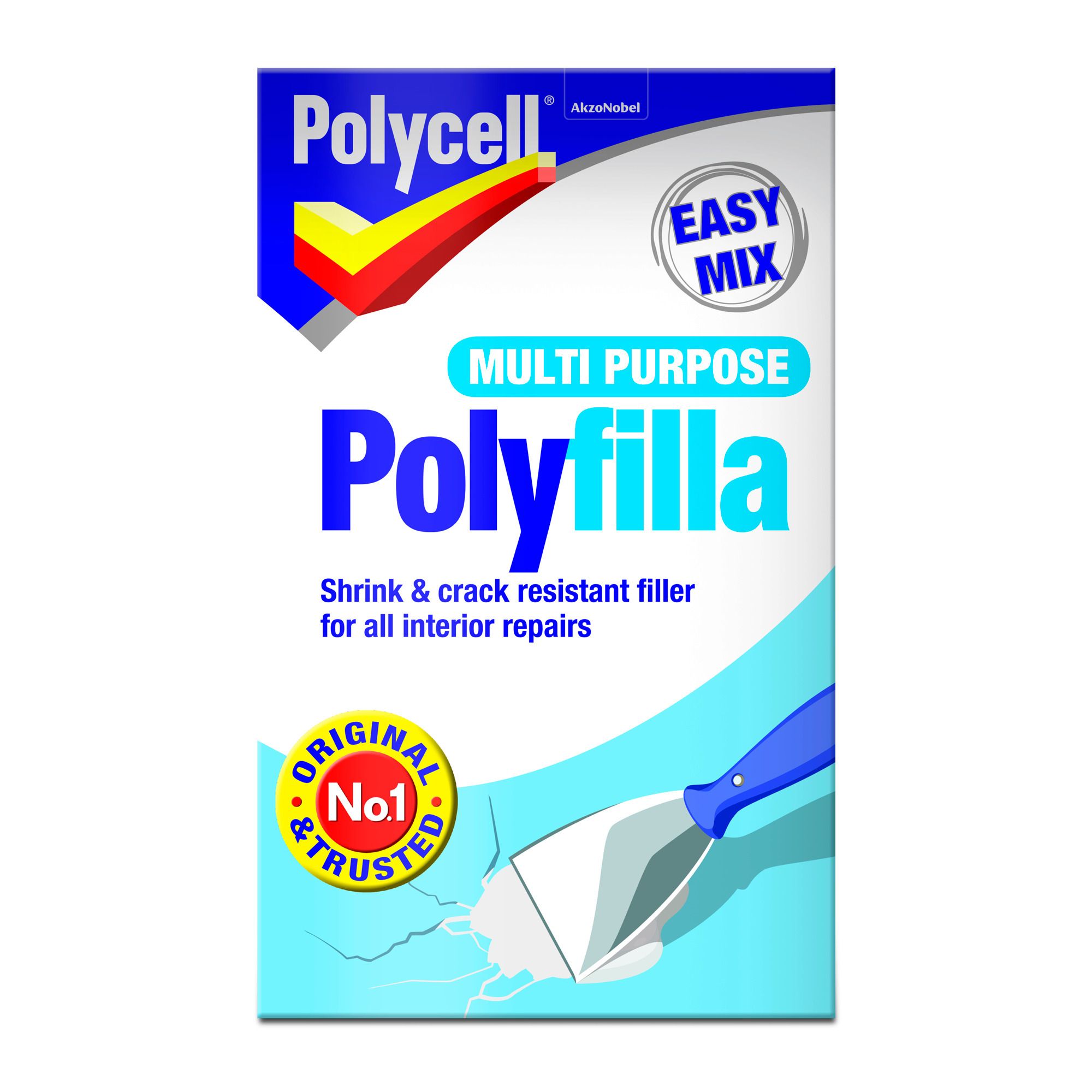 Polycell White Filler, 2kg