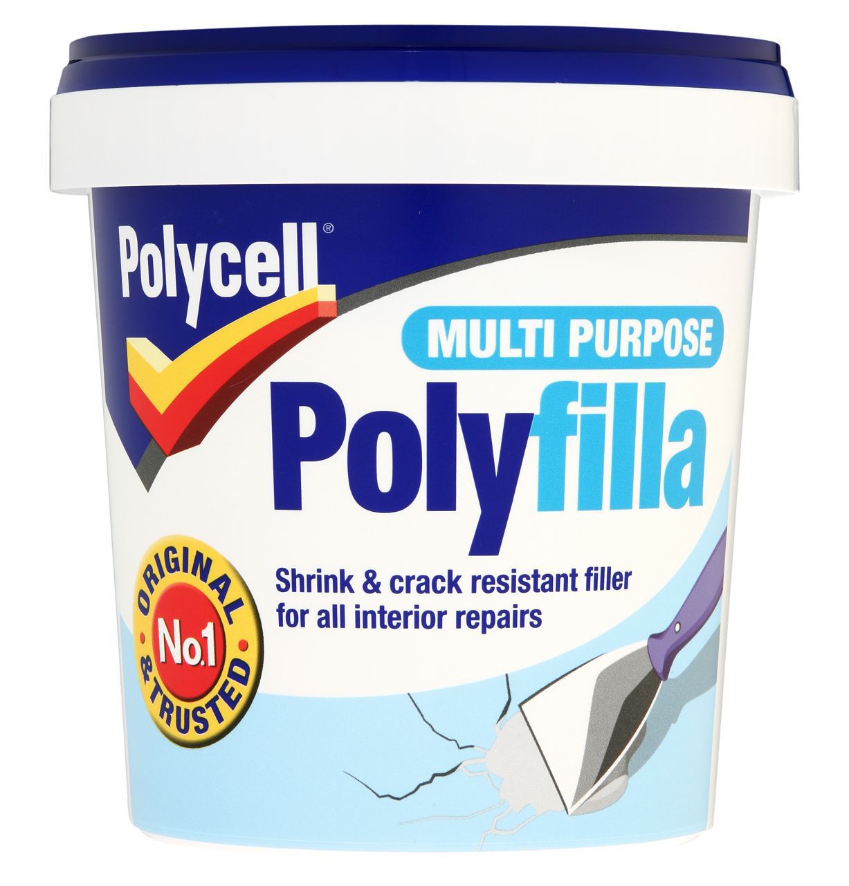 Polycell White Ready mixed Filler 1kg DIY at B&Q