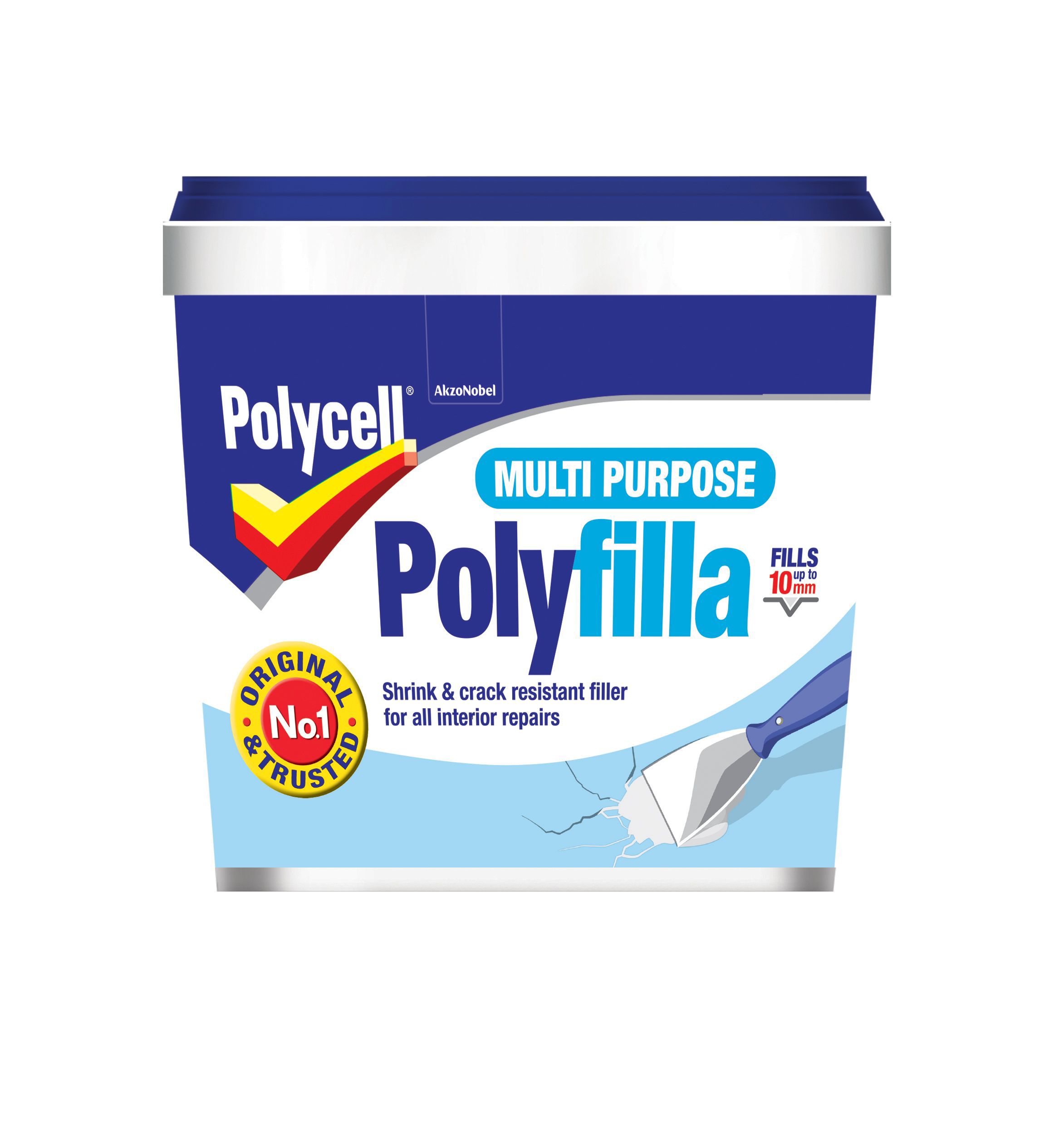 Polycell White Ready Mixed Filler 2kg | DIY At B&Q