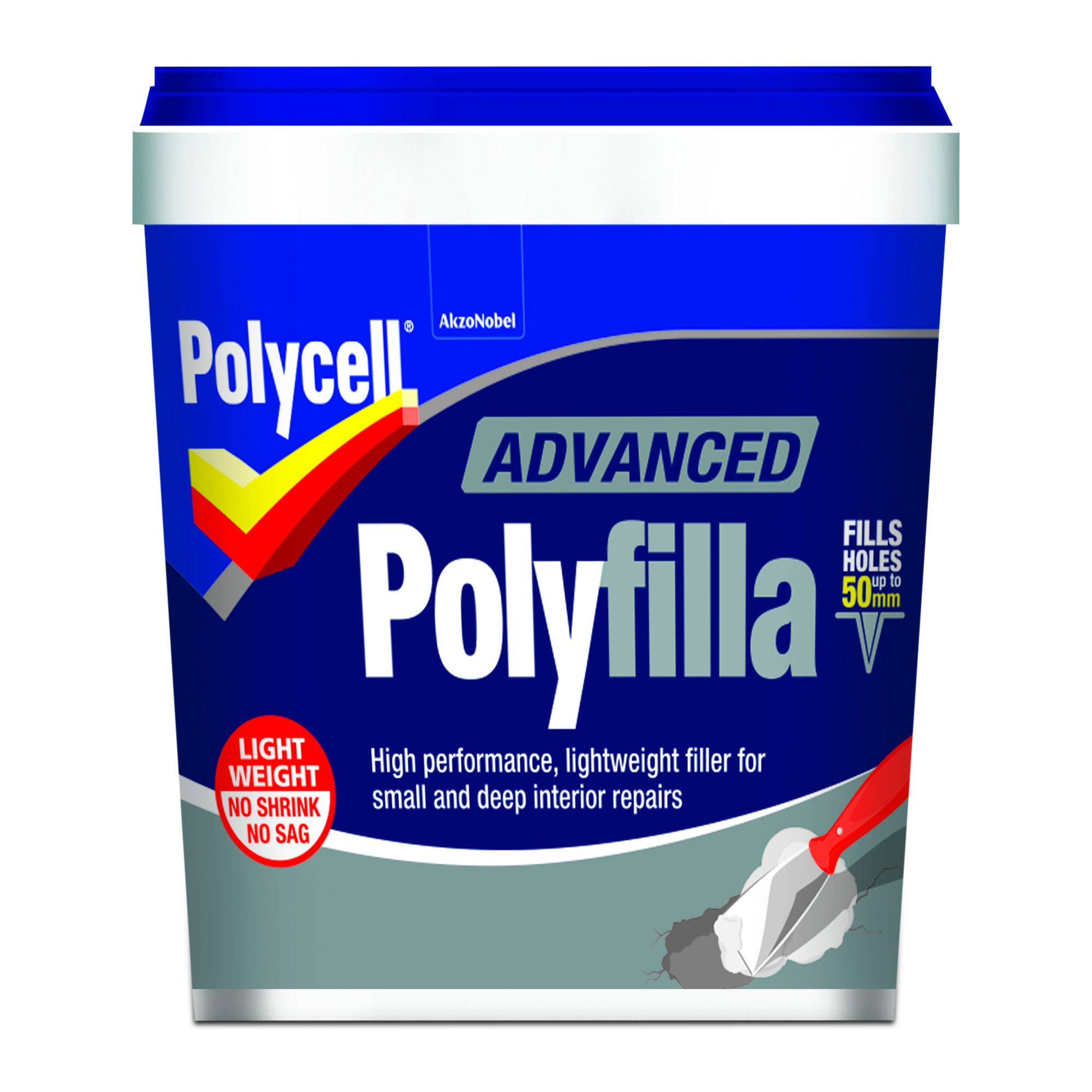 Polycell White Ready mixed Filler, 450g