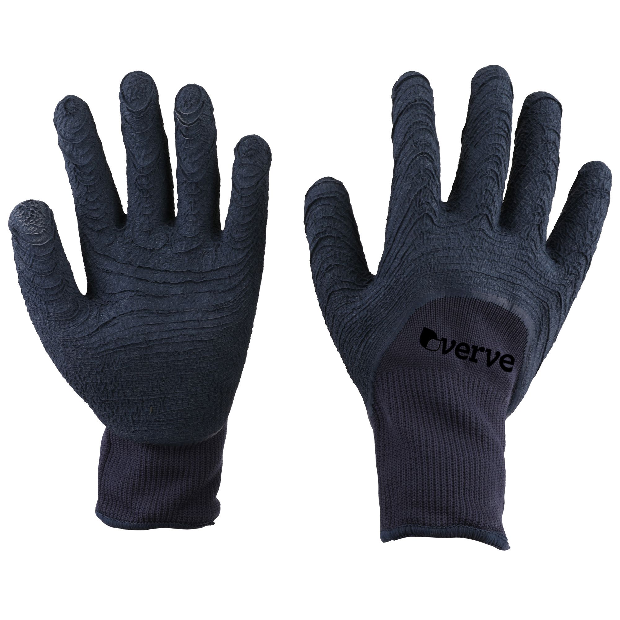 Polyester Navy Gardening gloves Large Pair