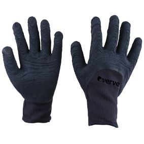 Polyester Navy Gardening gloves Large, Pair