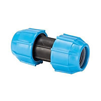 Polypipe Compression Straight Coupler (Dia)25mm