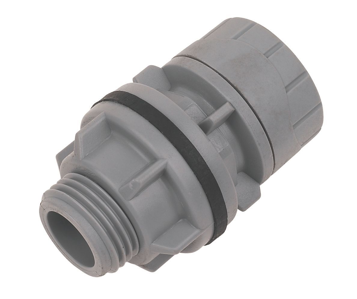PolyPlumb Push-fit Straight Tank connector, (Dia)15mm