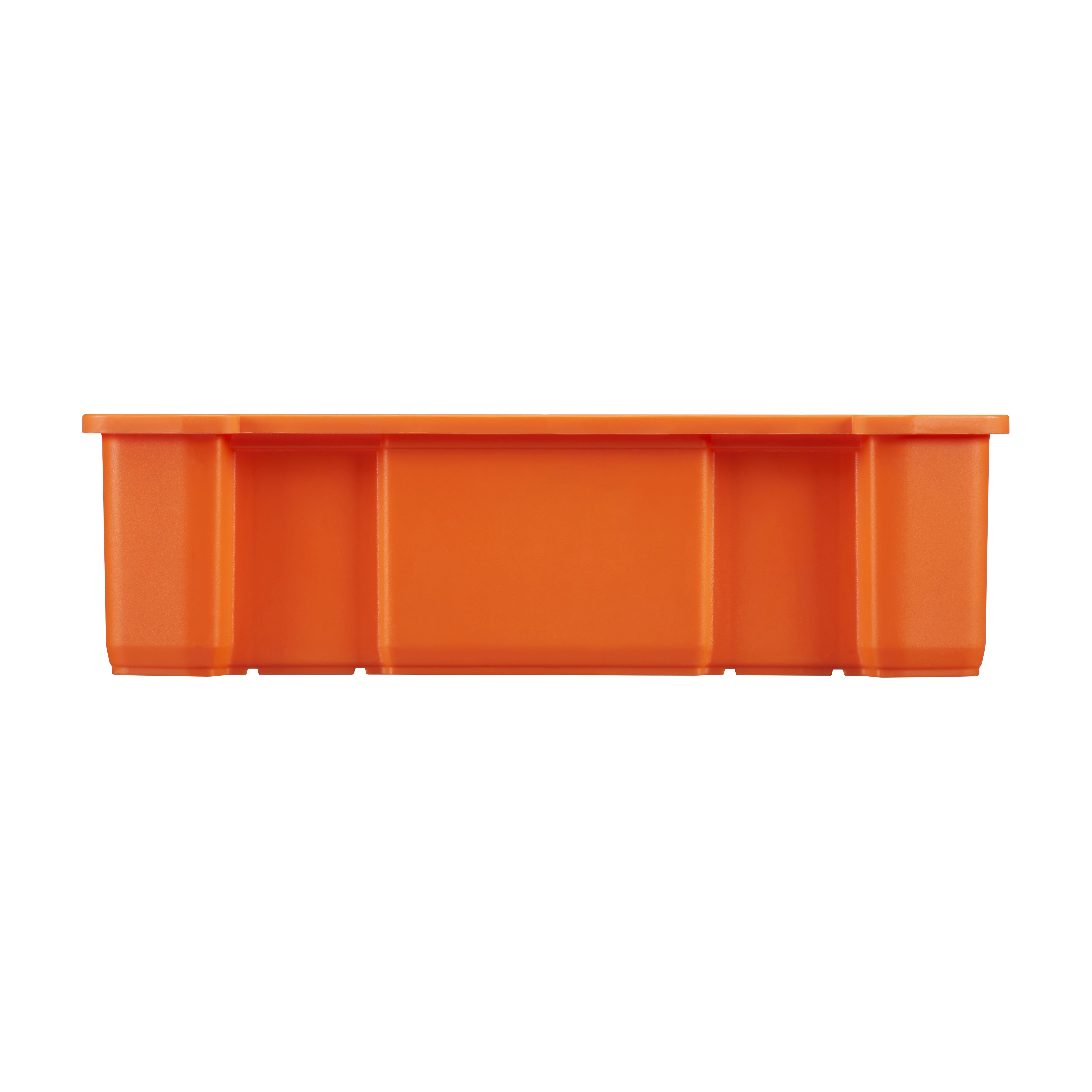 Polypropylene 2 compartment Tote tray caddy (L)492mm (H)336mm