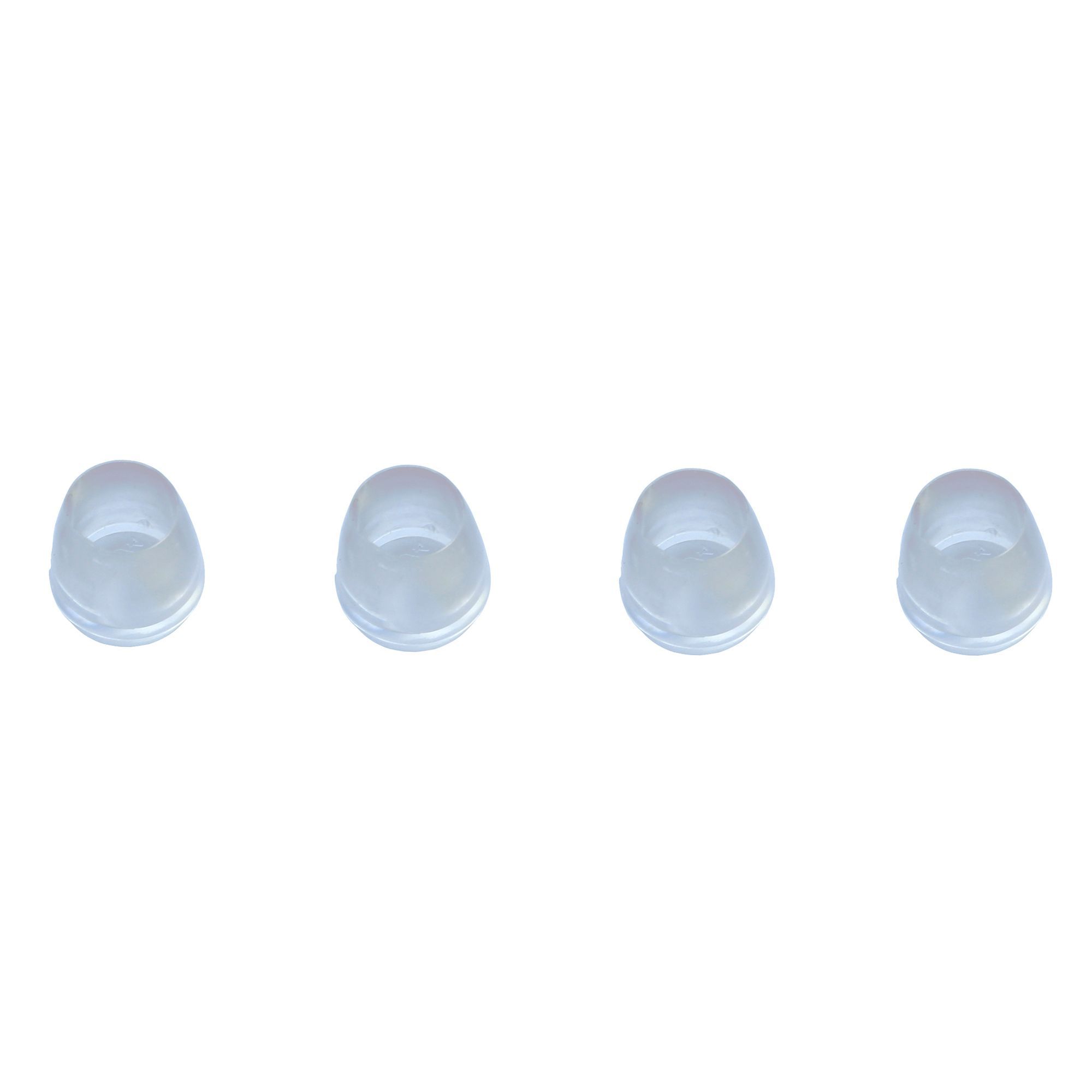 Polyvinyl chloride (PVC) Leg tip (Dia)16mm, Pack of 4