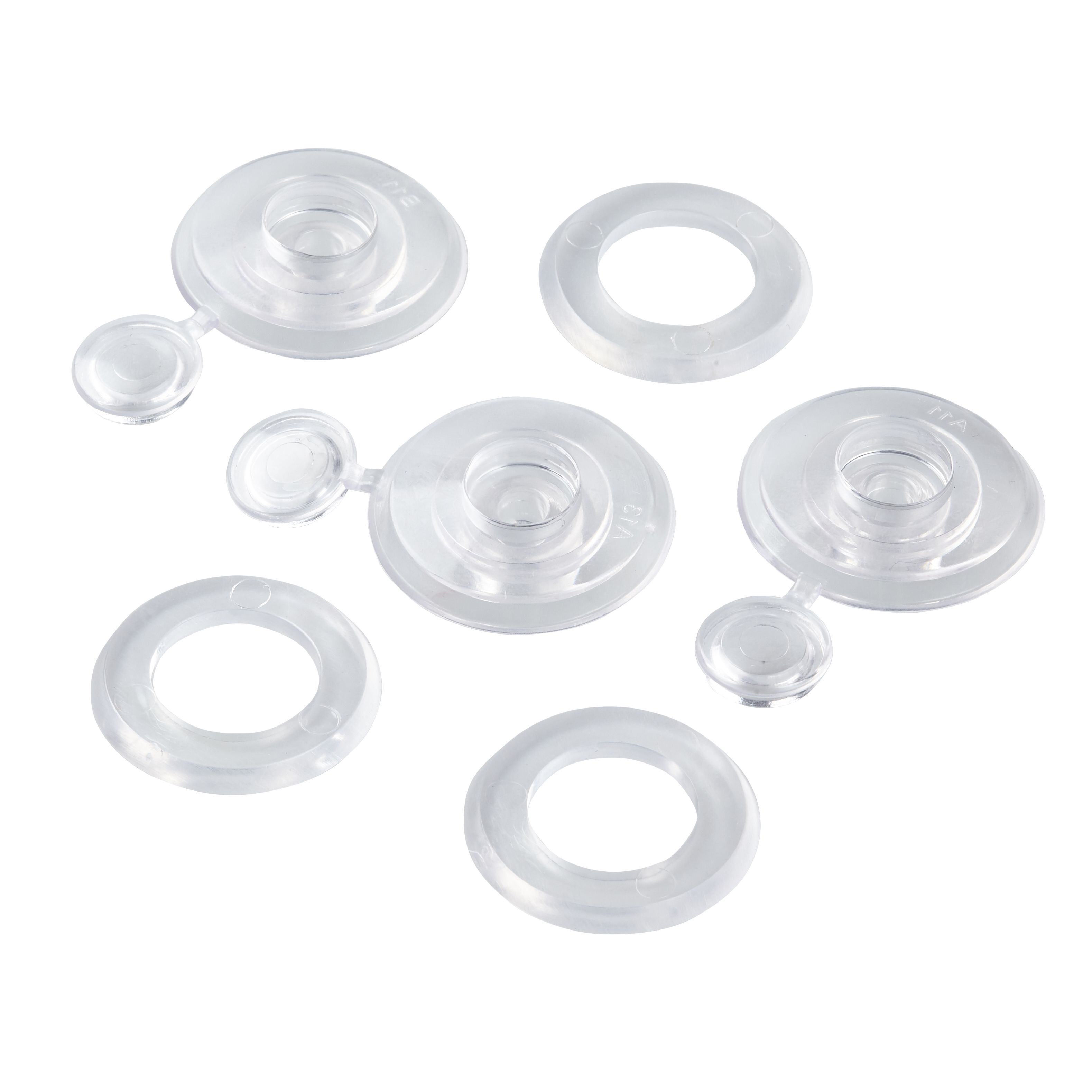 Polywall Plastic Screw cap, Pack of 50