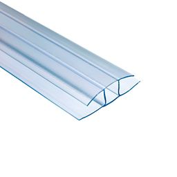 Polywall Polywall Clear Jointing strip (L)2000mm (W)16mm