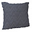 Pondicherry Grey Chevron Indoor Cushion (L)50cm x (W)50cm