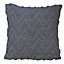 Pondicherry Grey Chevron Indoor Cushion (L)50cm x (W)50cm
