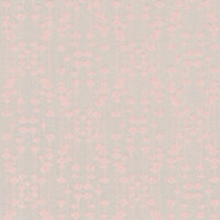 Pop colours Beige & pink Droplet Metallic effect Textured Wallpaper