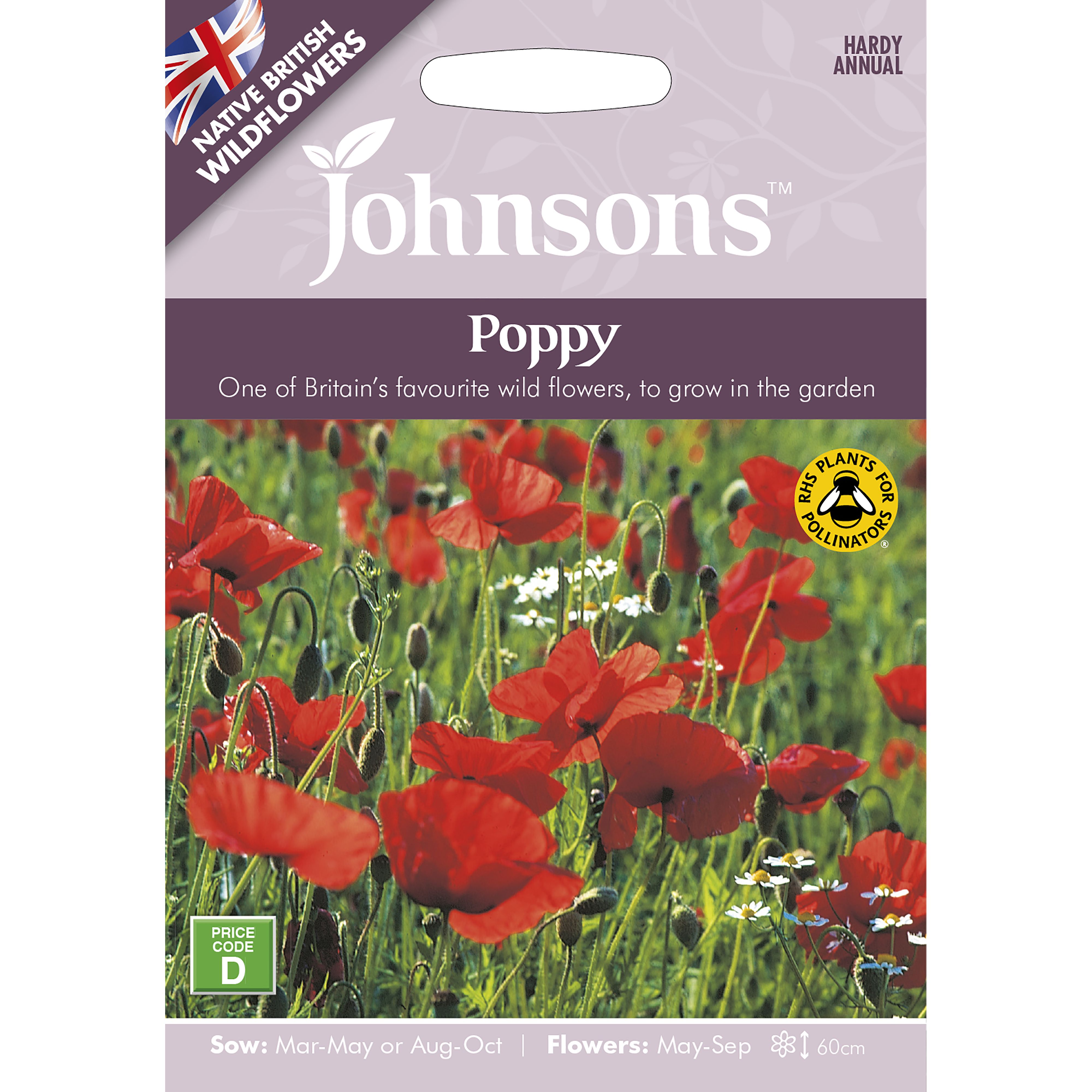 Poppy Wildflowers Seed DIY at B&Q