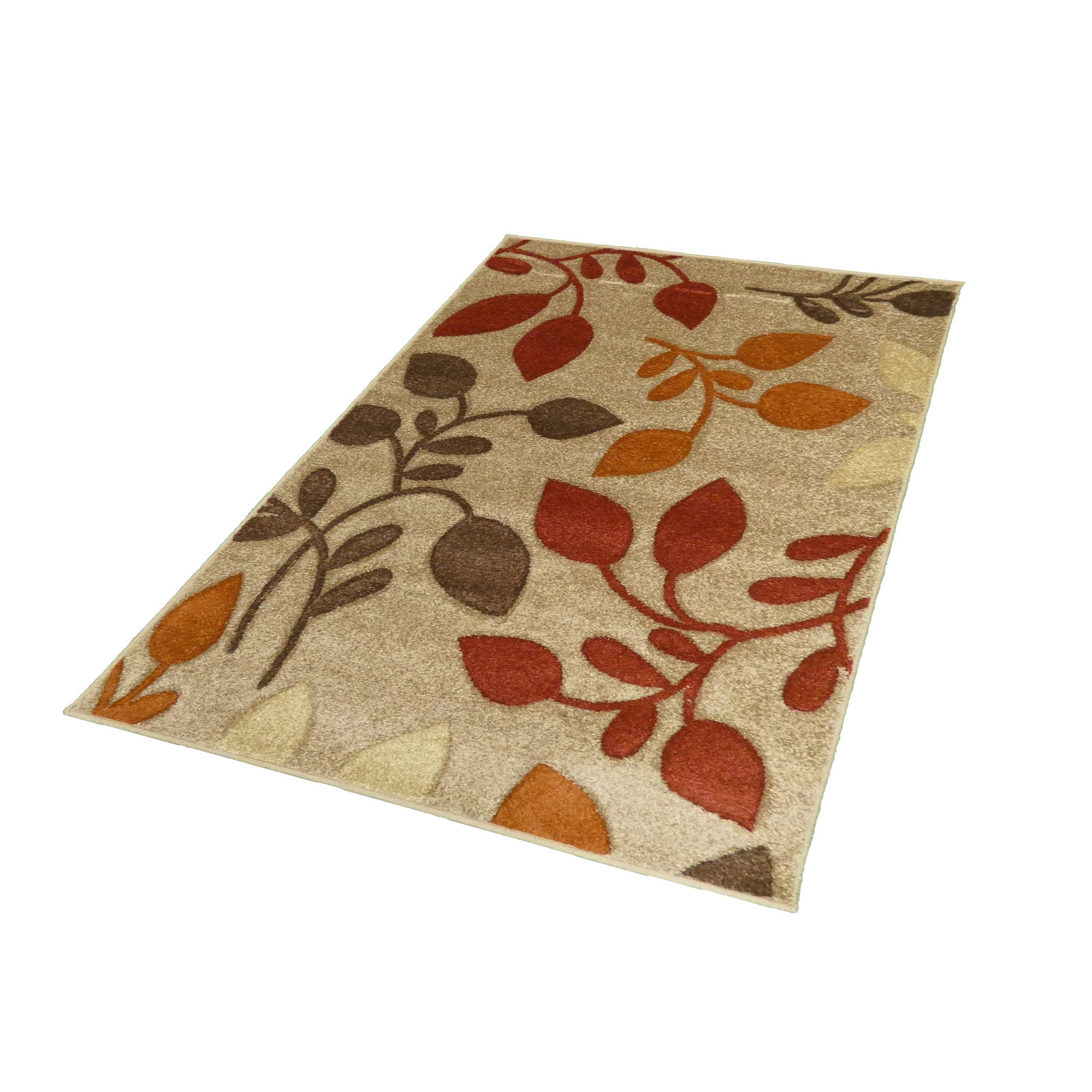 Portland Multicolour Floral Small Rug, (L)150cm x (W)80cm