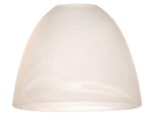 Pote Matt Alabaster Light Shade D, How To Cover A Glass Lamp Shade