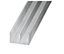 Powder-coated Aluminium Double U-shaped Angle profile, (L)2m (W)16mm