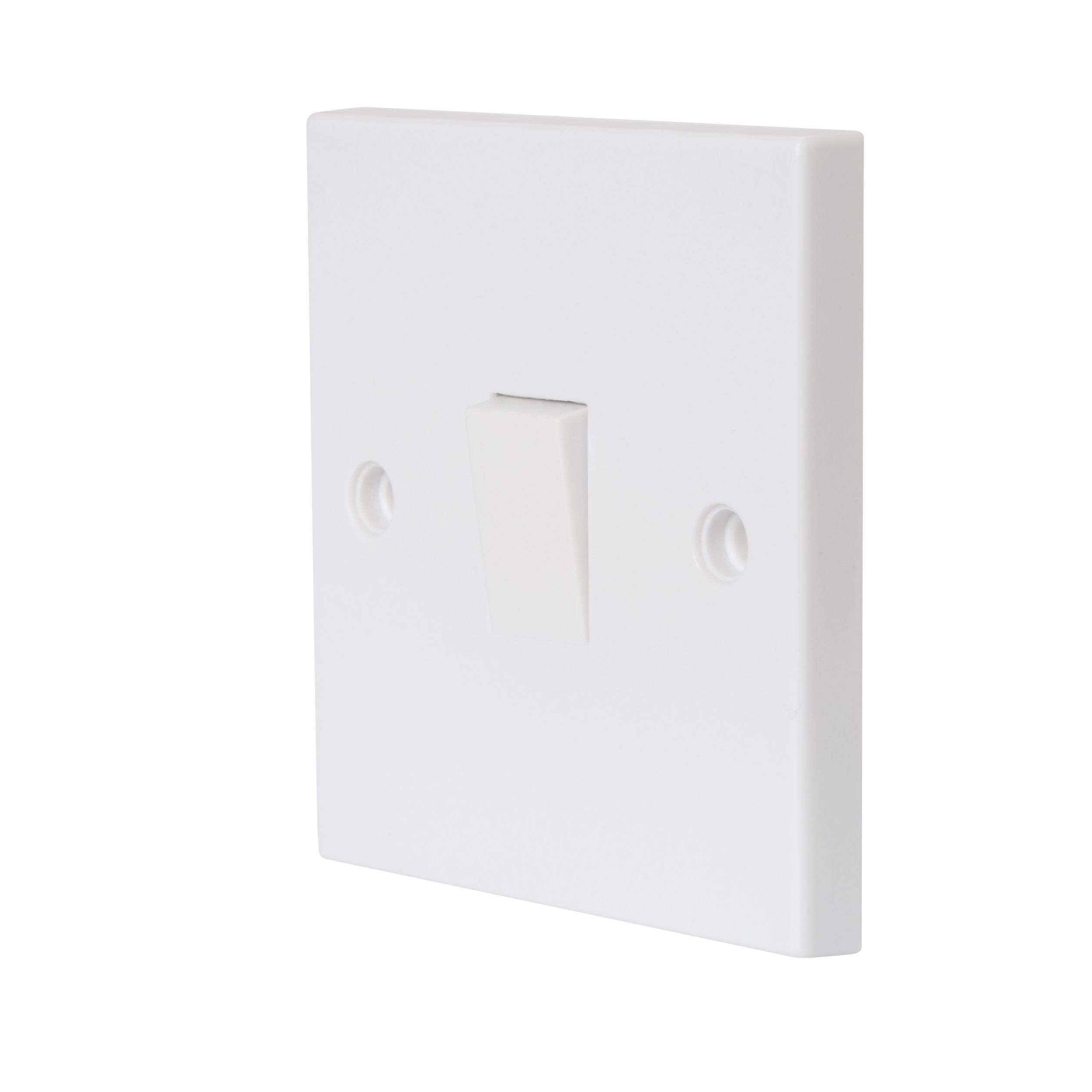 Power Pro White 13A 2 way 1 gang Light Switch, Pack of 5
