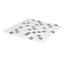 Prate Grey & white Frosted Gloss Mosaic Glass & stainless steel Mosaic tile, (L)320mm (W)32mm