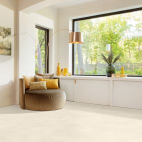 Precut Light beige Natural Concrete effect Sheet vinyl, 6m²