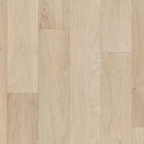 Precut Natural Narrow plank Wood effect Sheet vinyl, 6m²