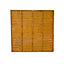 Premier Dip treated 6ft Wooden Fence panel (W)1.83m (H)1.83m, Pack of 3