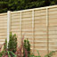 Premier Overlap Lap Pressure treated 5ft Wooden Fence panel (W)1.83m (H)1.52m, Pack of 3
