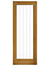 Premium 1 Lite Patterned Glazed Traditional Internal Door, (H)1981mm (W)762mm (T)35mm