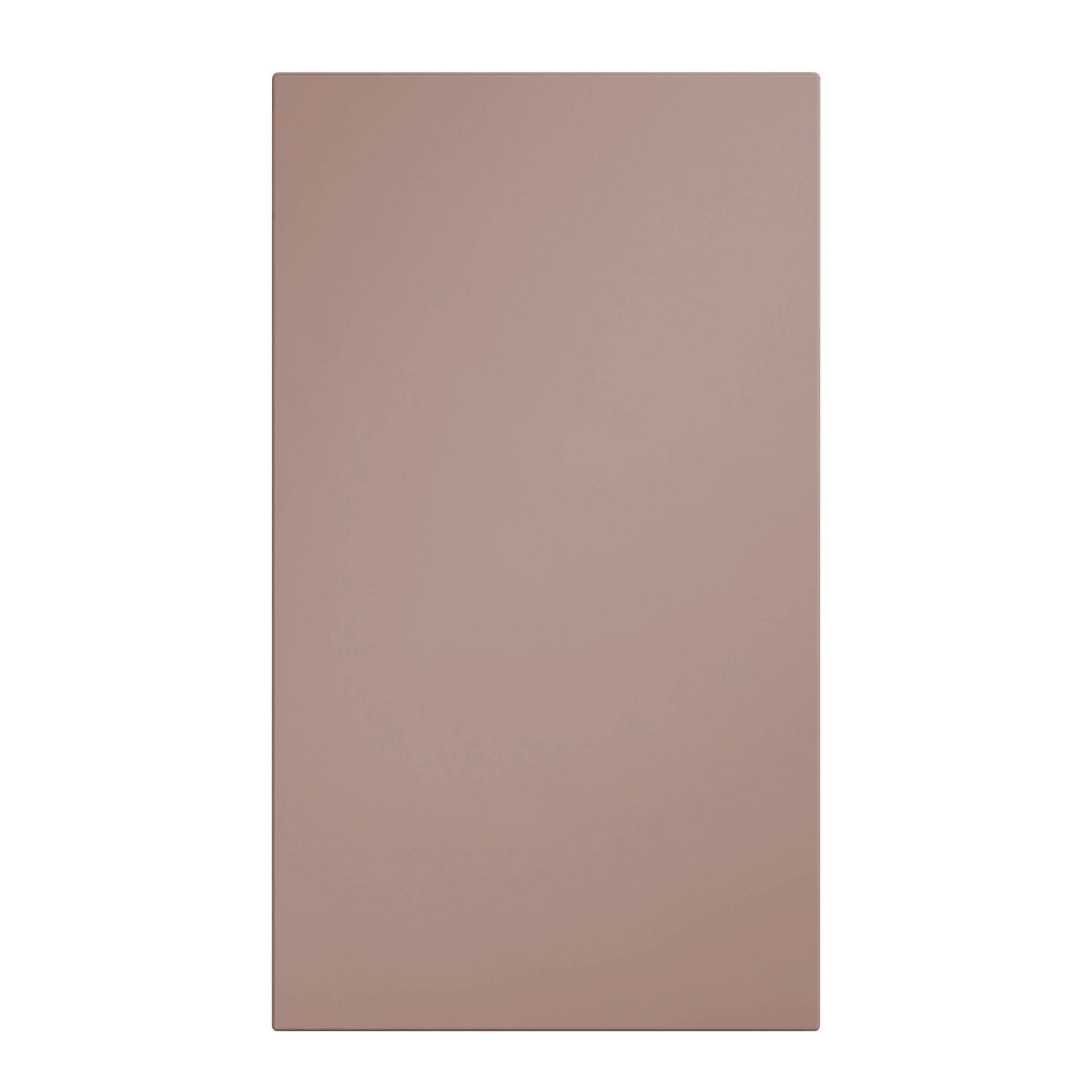 Premium Kitchens 18mm Ethos Matt Antique Rose MDF Straight edge Kitchen ...