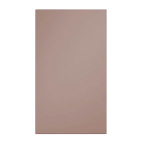 Premium Kitchens Ethos Matt antique rose Highline Cabinet door (W)400mm (H)715mm (T)18mm