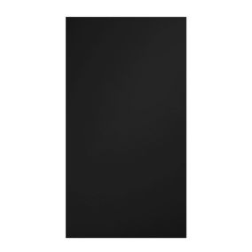 Premium Kitchens Ethos Matt black Drawerline door & drawer front Cabinet door (W)600mm (H)715mm (T)18mm, Pack of 2