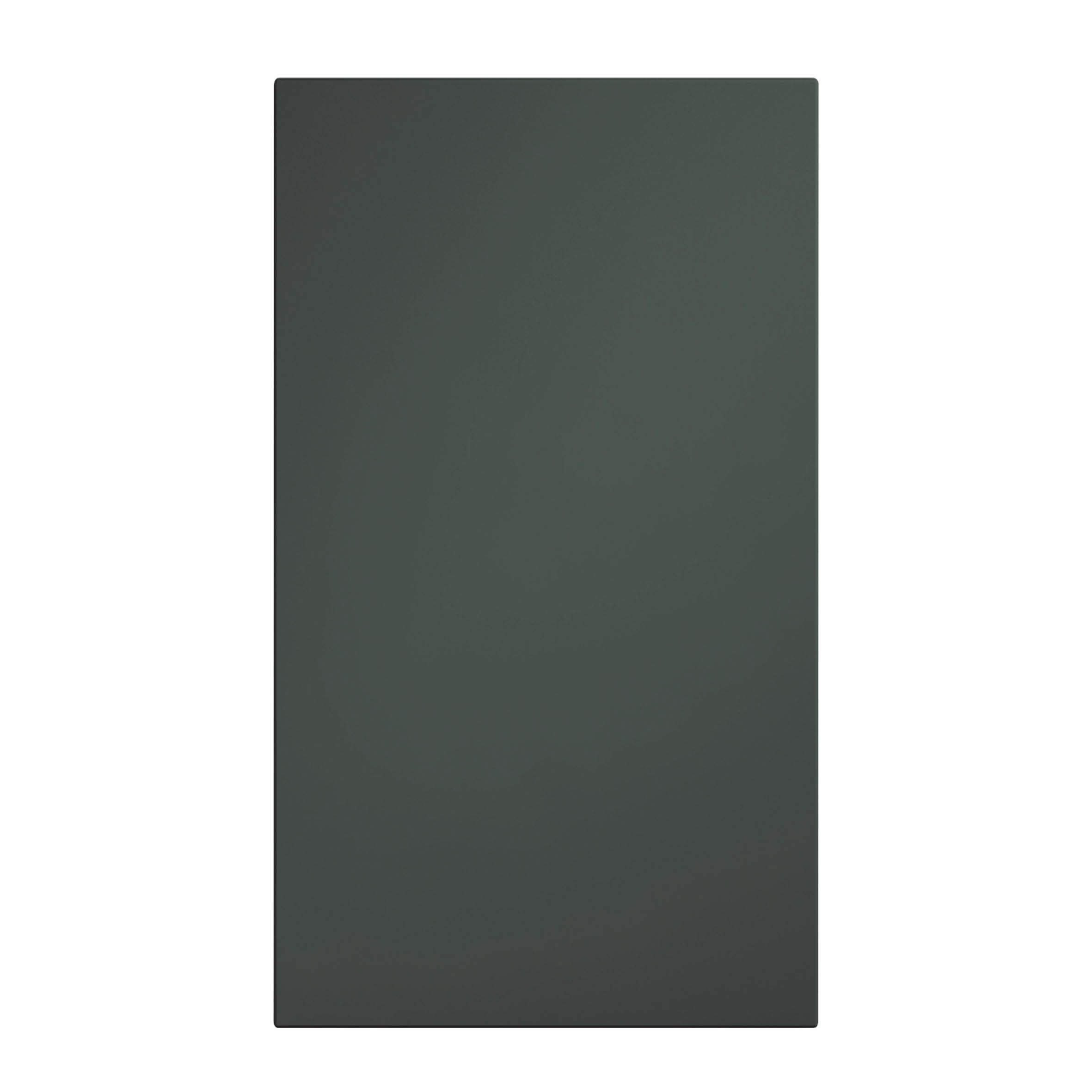 Premium Kitchens Ethos Matt green Modern Highline Cabinet door (W)400mm (H)715mm (T)18mm