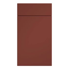 Premium Kitchens Ethos Matt red Appliance Cabinet door (W)600mm (H)453mm (T)18mm