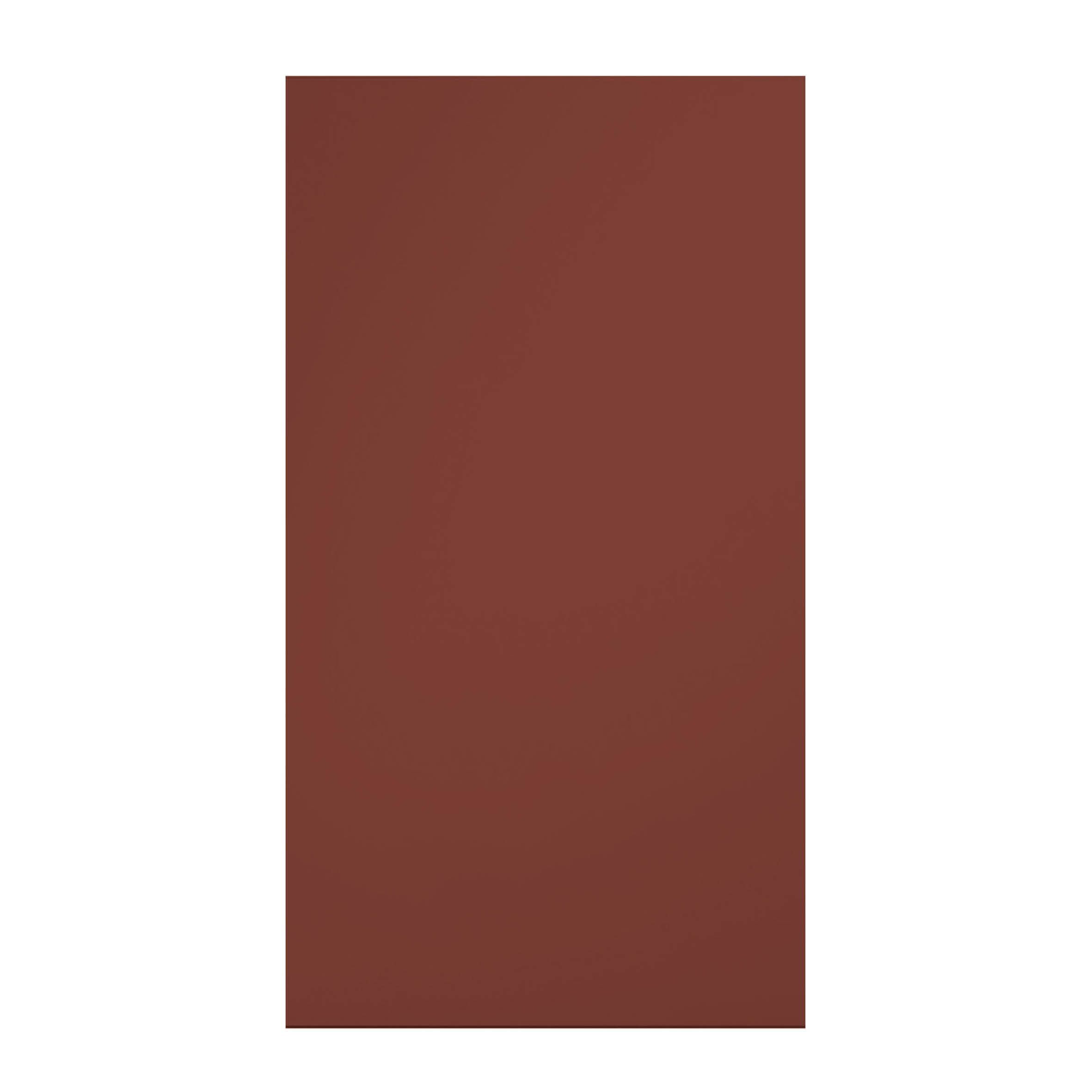 Premium Kitchens Ethos Matt red Modern Highline Cabinet door (W)400mm (H)715mm (T)18mm