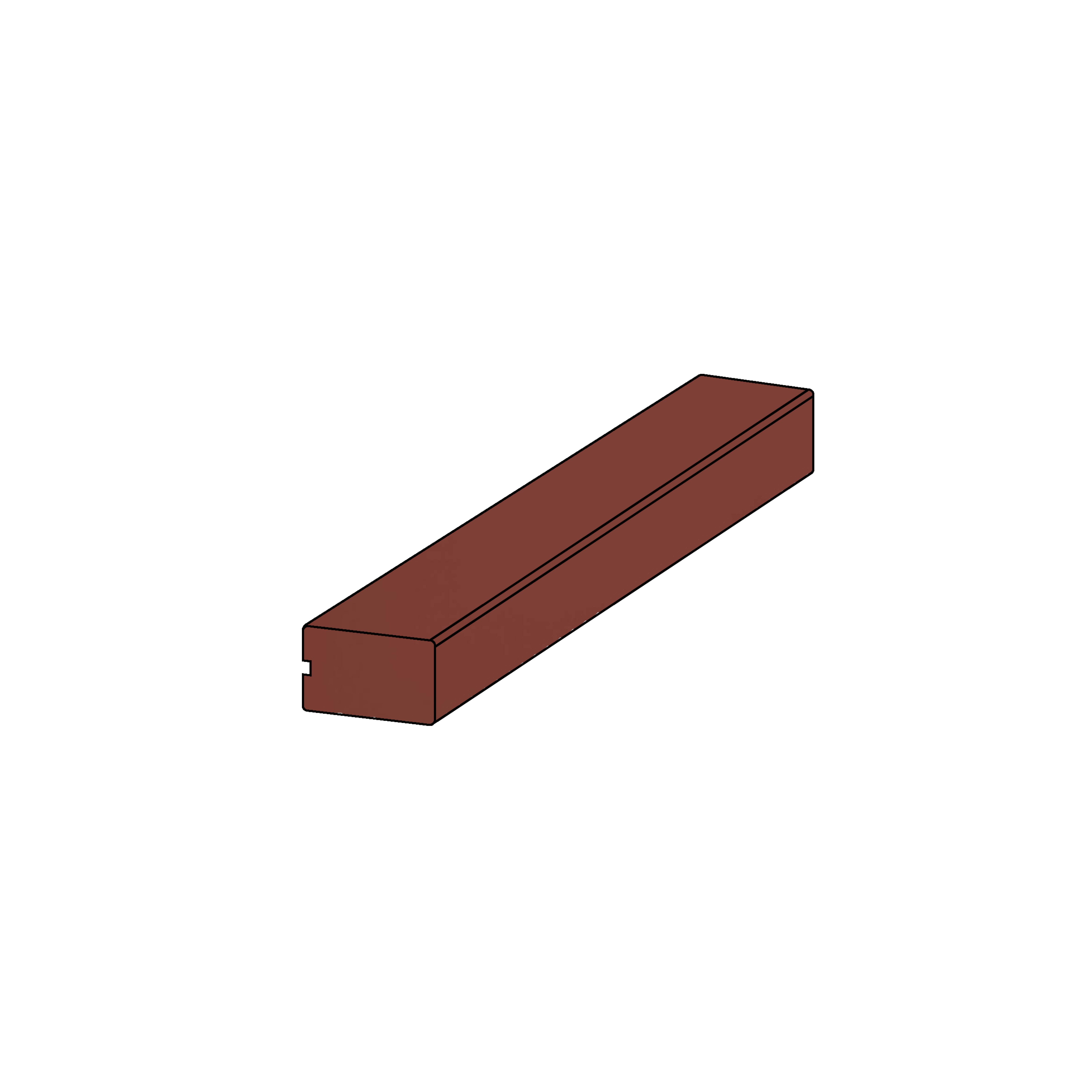 Premium Kitchens Ethos Matt red Straight Cornice & pelmet, (L)3050mm (H)30mm