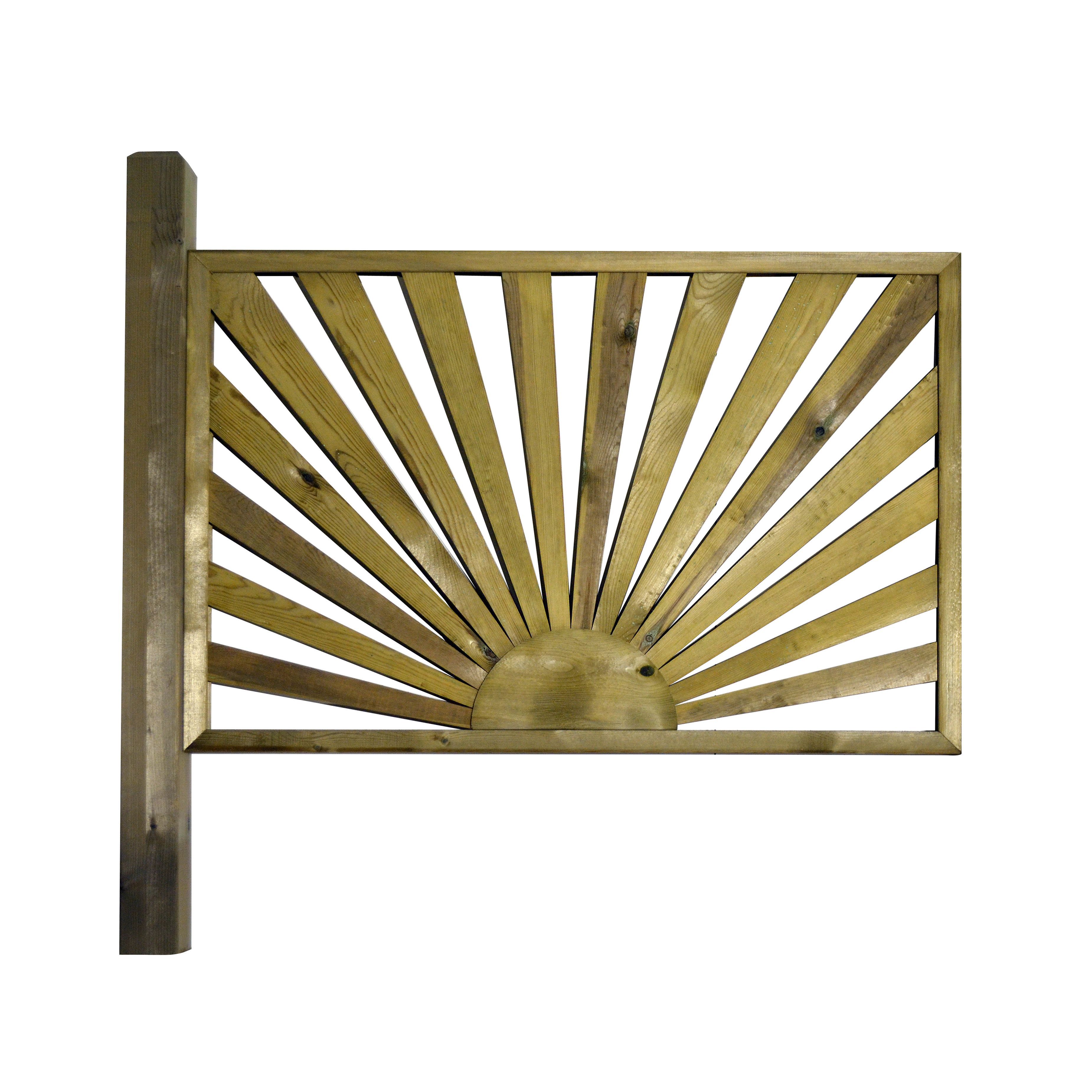 Premium Sunburst Softwood Decking running kit
