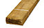 Pressure treated Timber Feather edge Fence board (L)2.4m (W)150mm (T)11mm, Pack of 6