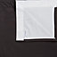 Prestige Black Plain Lined Pencil pleat Curtains (W)167cm (L)183cm, Pair