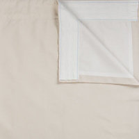Prestige Cream Plain Lined Pencil pleat Curtains (W)167cm (L)183cm, Pair