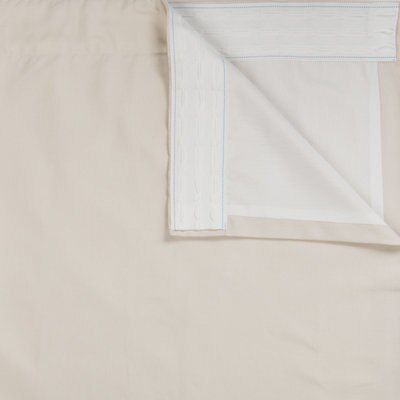 Prestige Cream Plain Lined Pencil Pleat Curtains (W)167cm (L)228cm ...