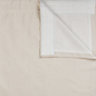 Prestige Cream Plain Lined Pencil pleat Curtains (W)228cm (L)228cm, Pair
