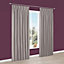 Prestige Limestone Plain Lined Pencil pleat Curtains (W)117cm (L)137cm, Pair